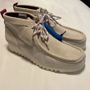 Clarks | Shoes | Clarks Mens Wallabee Ftre Off White Combi  display picture 3